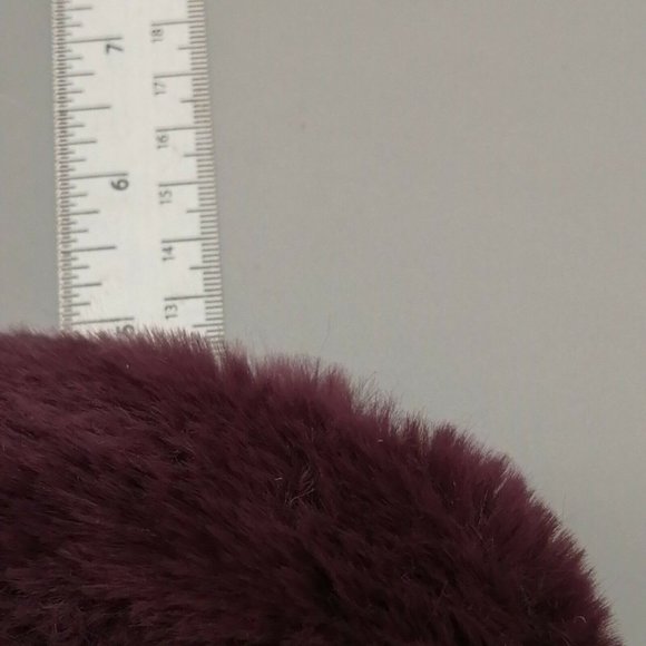 Cuddl Duds Womens Flat Slip On Slippers Faux Fur‎ Trim & Lining Purple  M 7-8 - Picture 6 of 9